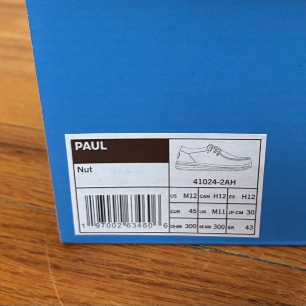 HEYDUDE Men’s Paul Slip-On Shoes - Nut (NIB) - Picture 9 of 9